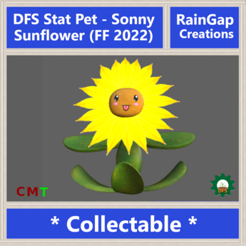 Second Life Marketplace - DFS Stat Pet - Sonny Sunflower (FF 2022